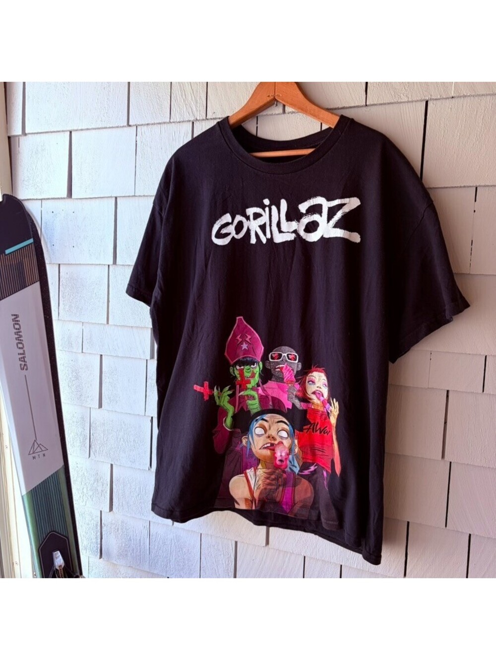 Gorillaz Graphic Black Short Sleeve Band T Shirt Men’s Sz XL
